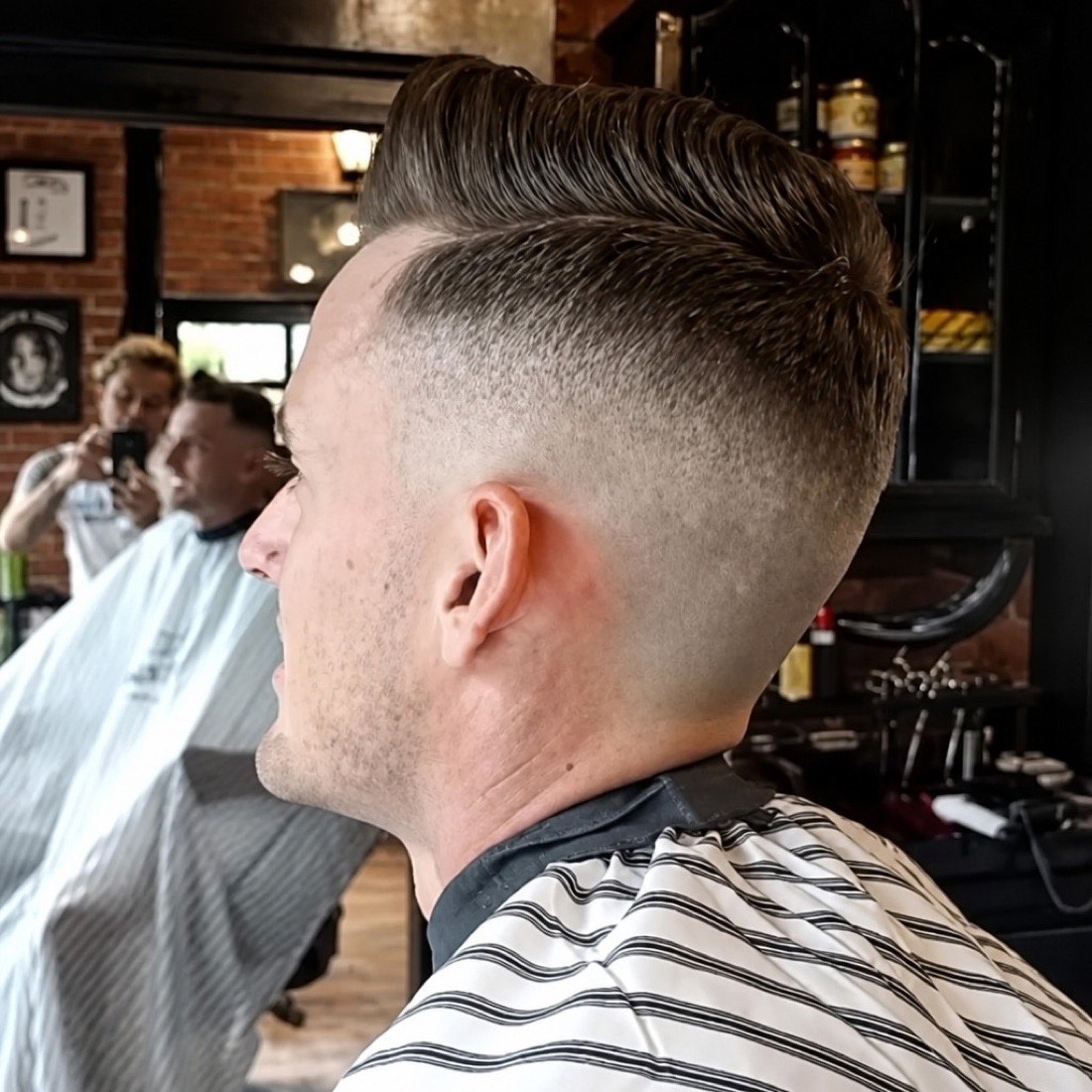 High skin fade by CYB barber in Uluwatu Bali